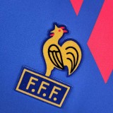 1988-1990 France Home Retro Soccer Jersey