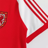 1982 Wales Home Retro Soccer Jersey
