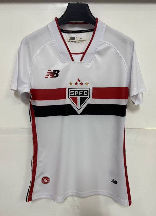 26-27 Sao Paulo Home Women Fans Soccer Jersey (女)