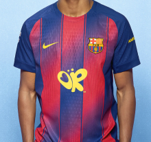 25-26 BAR Home Special Edition Player Version Soccer Jersey刻胸前广告