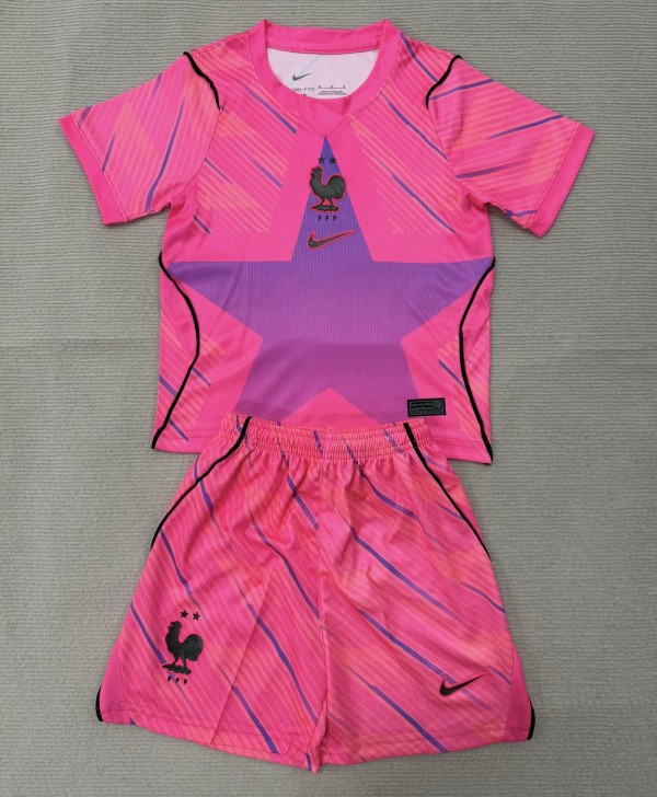 2026 France Pink GoalKeeper Adult Suit
