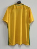 2016 Brazil Home Retro Soccer Jersey