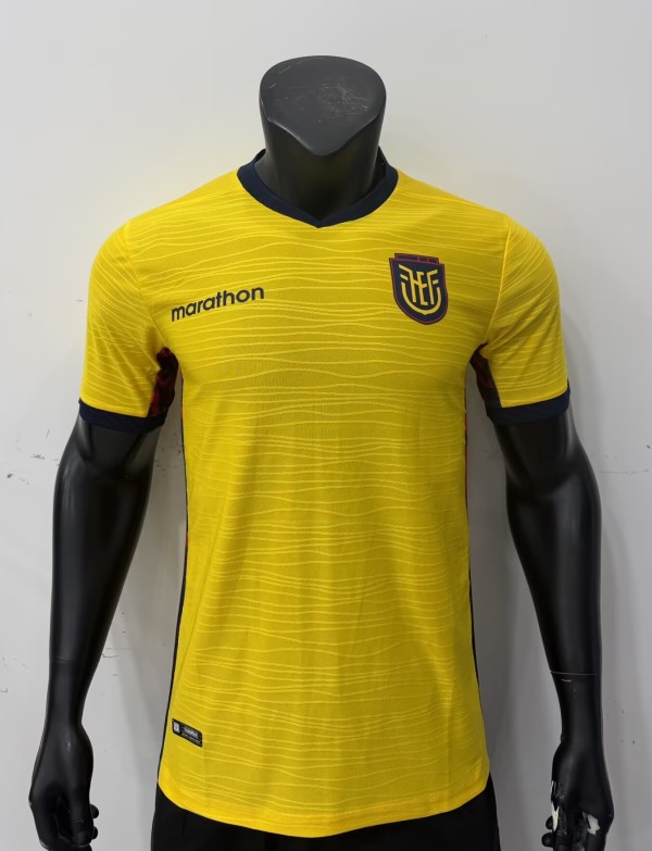 2026 Ecuador Home Player Version Soccer Jersey