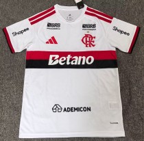 26-27 Flamengo Print All Sponsor Away Fans Soccer Jersey*全广告