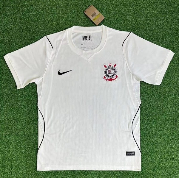 26-27 Corinthians Home Fans Soccer Jersey