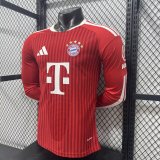 26-27 Bayern Home Long Sleeve Player Version Soccer Jersey (长袖球员)