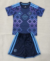26-27 Sporting Kansas City Away Kids Soccer Jersey