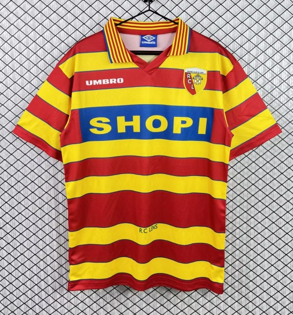 1996-1997 RC Lens Home Retro Soccer Jersey