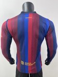 26-27 BAR Home Leaked Edition Long Sleeve Player Version Soccer Jersey (长袖球员)
