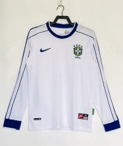 1998 Brazil  Long sleeves Retro Soccer Jersey 