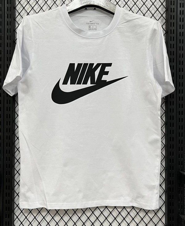 2026 NK White High Quality Pure Cotton Casual T-Shirt