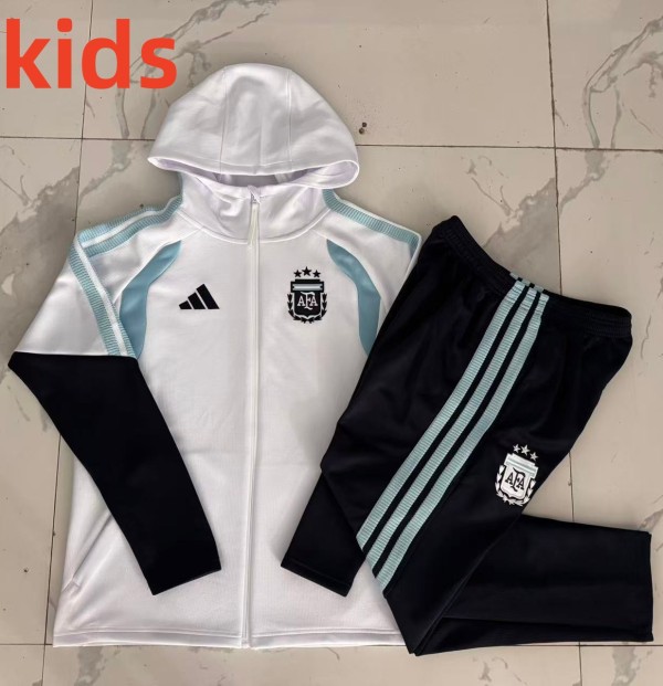 26-27 Argentina High Quality Kids Jacket Tracksuit