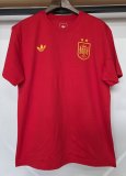 26-27 Spain Red High Quality Casual T-Shirt(With 2 Star)*两颗星