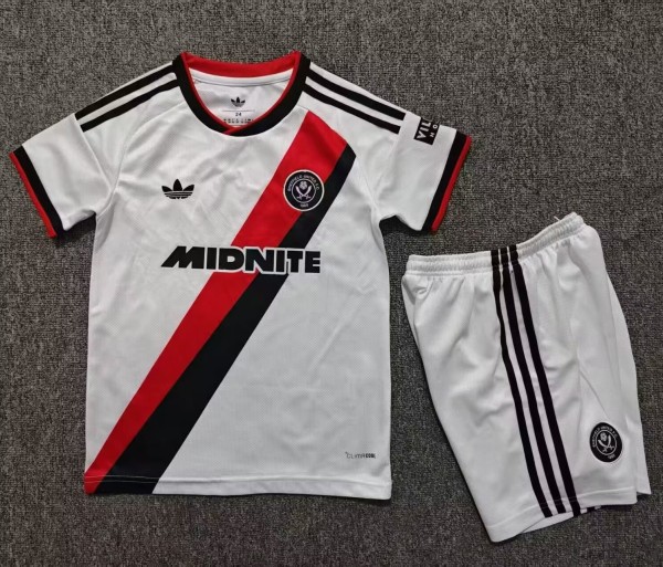 26-27 Sheffield United Away Kids Soccer Jersey