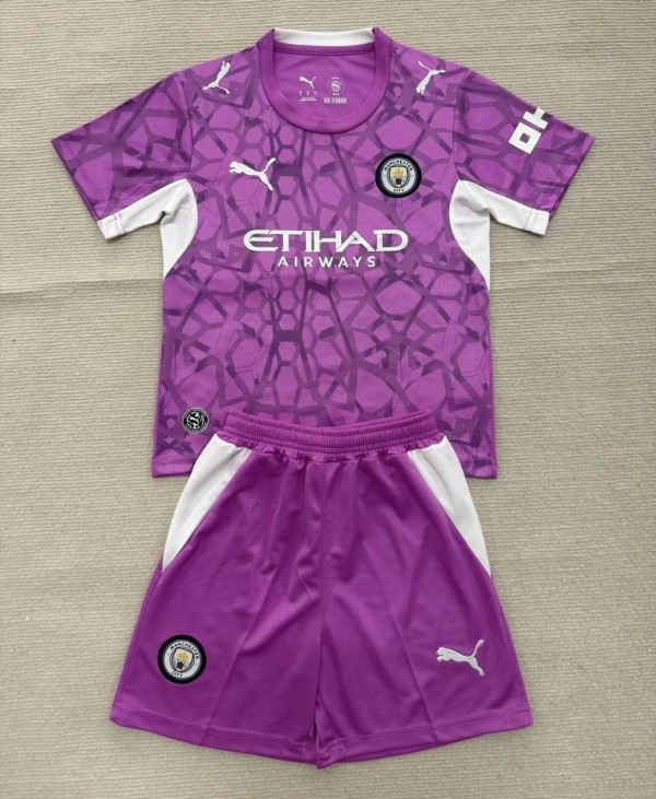 26-27 Man City Pink Goalkeeper Adult Suit