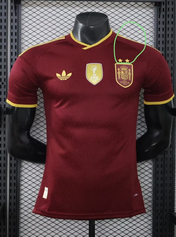 2026 Spain Third Leaked Edition Player Version Soccer Jersey (With 2 Star)*两颗星