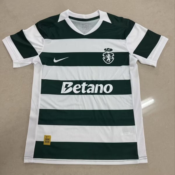 26-27 Sporting Lisbon Home Fans Soccer Jersey