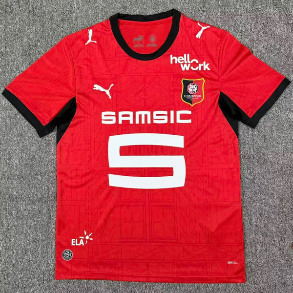 26-27 Stade Rennais Home Fans Soccer Jersey