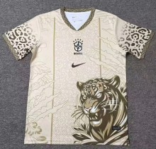 26-27 Brazil Khaki Special Edition Fans Training shirts (虎)