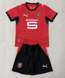 26-27 Stade Rennais Home Kids Soccer Jersey
