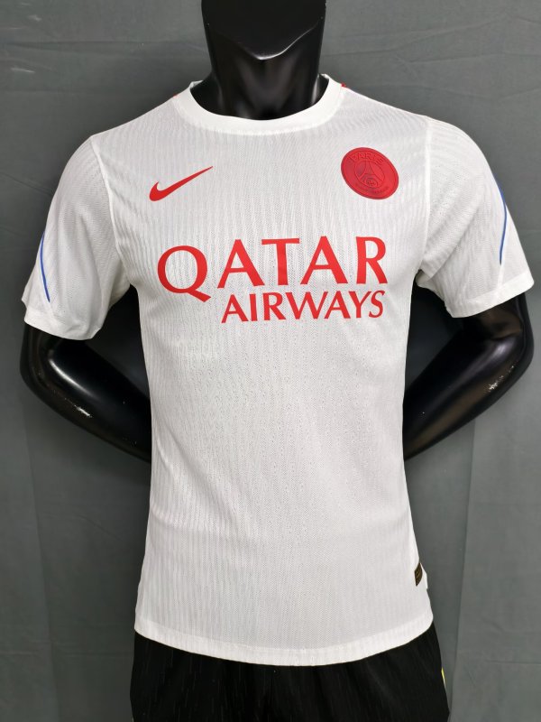26-27 PSG White Player Version Training shirts