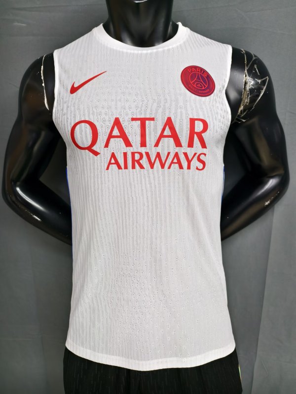 26-27 PSG White Player Version Vest