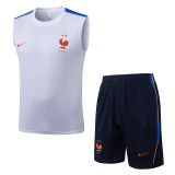 26-27 France High Quality Tank Top And Shorts Suit
