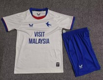 26-27 Cardiff City Away Kids Soccer Jersey