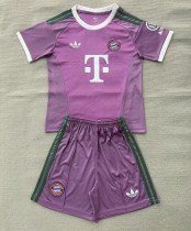 26-27 Bayern Purple Goalkeeper Kids Soccer Jersey
