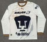 26-27 Pumas UNAM Home Long Sleeve Fans Soccer Jersey (长袖)