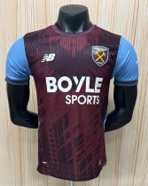 26-27 West Ham Home Player Version Soccer Jersey