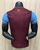 26-27 West Ham Home Player Version Soccer Jersey