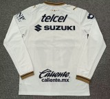 26-27 Pumas UNAM Home Long Sleeve Fans Soccer Jersey (长袖)