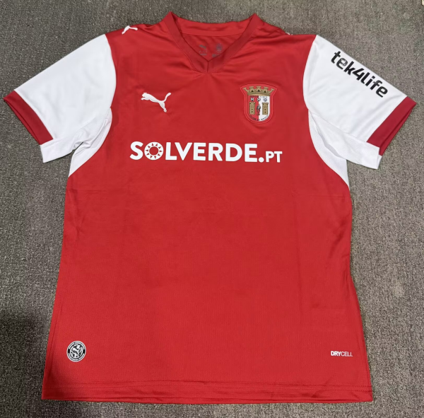 26-27 Braga Home Fans Soccer Jersey