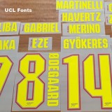 26-27 ARS Away Embroidered Version Fans Soccer Jersey