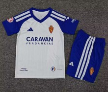 26-27 Zaragoza Home Kids Soccer Jersey