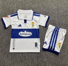 26-27 Real Oviedo Away Kids Soccer Jersey