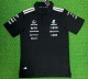 2026 Benz New Pattern Heat Transfer Printing Short Sleeve Racing Suit*有领