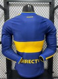 26-27 Boca Juniors Home Long Sleeve Player Version Soccer Jersey*长袖球员