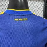 26-27 Boca Juniors Home Long Sleeve Player Version Soccer Jersey*长袖球员