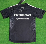 2026 Benz New Pattern Heat Transfer Printing Short Sleeve Racing Suit