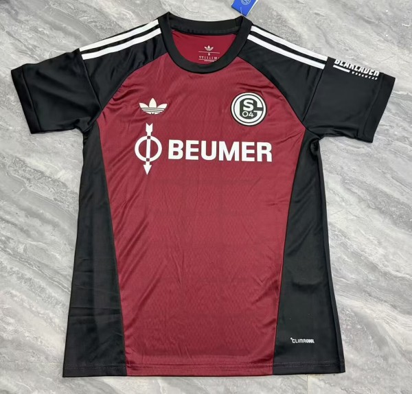 26-27 Schalke 04 GoalKeeper Fans Soccer Jersey