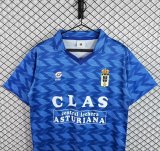 1989-1990 Real Oviedo Home Retro Soccer Jersey