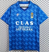 1989-1990 Real Oviedo Home Retro Soccer Jersey
