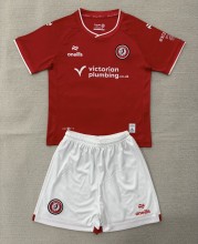 26-27 Bristol City Home Kids Soccer Jersey