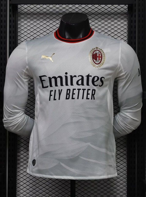 26-27 ACM Away Long Sleeve Player Version Soccer Jersey*长袖球员