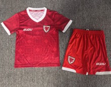 2026 Wales Home Kids Soccer Jersey