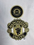 2001-2002 Man Utd 100th Anniversary Double Sided Long Sleeve Retro Soccer Jersey *双面长袖