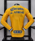 26-27 Tigres UANL Home Long Sleeve Player Version Soccer Jersey*长袖球员