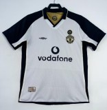 2001-2002 Man Utd 100th Anniversary Double Sided Retro Soccer Jersey *双面